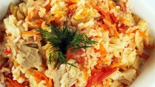 Arroz con vegetales  almuerzo fácil vegano [upl. by Melda]