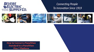 Convert PanelView Standard to PanelView Plus 7 Platform [upl. by Salchunas177]