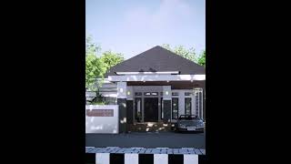 CONTOH DESAIN RUMAH 1LANTAI 10X15 rumahminimalis desainrumahminimalis [upl. by Aknahs]