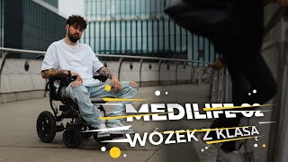 MEDILIFE O2 to wózek inwalidzki elektryczny ULTRA LEKKI z możliwością składania [upl. by Adnohsirk]