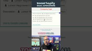 Email Automations for Events in HubSpot  event•hapily  Dax [upl. by Orgell]