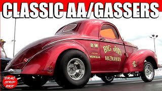 Ohio Outlaw AA Gassers Nostalgia Drag Racing [upl. by Elcin]