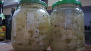 Fenchel in Öl  Fenchel einlegen  Rezept und Anleitung [upl. by Ecire]