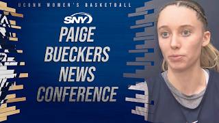 Paige Bueckers on UConn finding team chemistry helping Azzi Fudd recover from ACL injury  SNY [upl. by Neufer]