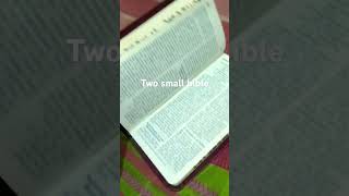 Two small Bible bible bibleverses [upl. by Yajiv]