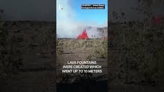 WATCH Lava Fountains From Hawaii’s Kilauea Volcano [upl. by Cullin]