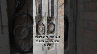 reduction of cable lines to niches of electrical panelsshorts [upl. by Eiuol373]