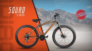 Cradiac Squad 21 Speed  Best MTBs in India  Top selling gear cycle with suspension Review [upl. by Ha]