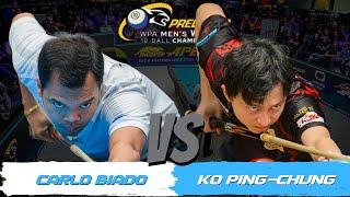 QUARTERFINAL • 2024 PREDATOR WPA MENS WORLD 10BALL • CARLO BIADO VS KO PINGCHUNG [upl. by Nob662]