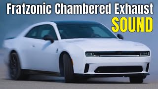 2024 Dodge Charger Daytona Scat Pack EV Fratzonic Chambered Exhaust Sound [upl. by Solegnave334]