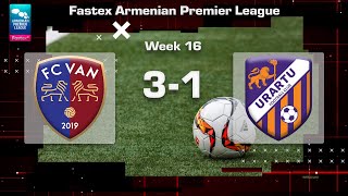 Van  Urartu 31 Fastex Armenian Premier League 202425 Week 16 [upl. by Mersey]