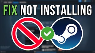 How To Fix Steam Not Installing Games 2024 [upl. by Akelam10]