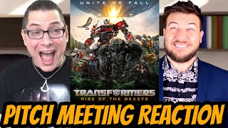 Transformers Rise of the Beasts Pitch Meeting REACTION [upl. by Nillor]