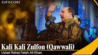 Kali Kali Zulfon  Ustad Rahat Fateh Ali Khan  Ustad Nusrat Fateh Ali Khan  Qwaali [upl. by Novaj]