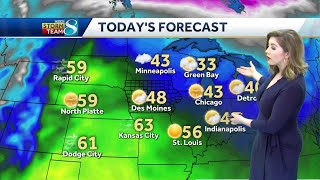 Warm windy Tuesday ahead of big holiday changes [upl. by Edeline]