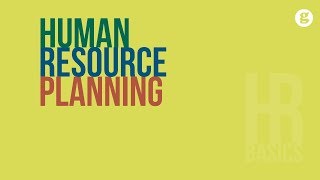 HR Basics Human Resource Planning [upl. by Aiciled]