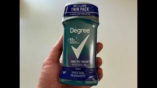 Degree Deodorant Arctic Edge Unboxing [upl. by Adnerol411]