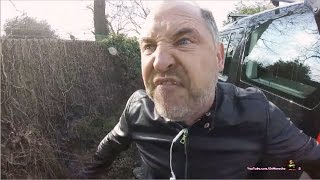 Extreme Road Rage Rant At Cyclist By Master Butcher RoadRage [upl. by Jepum]