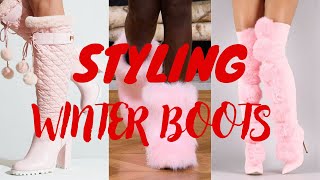 WARNING THESE WINTER BOOT STYLING TIPS WILL MAKE YOU LOOK TOO GOOD ootd [upl. by Elumas]