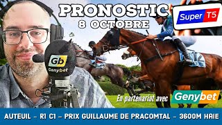 🔴 Pronostic Quinté  Super Top5 Mardi 8 Octobre 2024 Auteuil 🔴 Prix Guillaume de Pracomtal [upl. by Aiderfla]