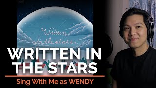 Written In The Stars Male Part Only  Karaoke  WENDY ft John Legend [upl. by Cowles]