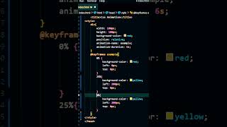 CSS animation series coding webdesign viralshort viralvideo song [upl. by Daisie]