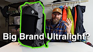 Black Diamond Beta Light 45 Ultralight Backpack  First Impressions [upl. by Petey]