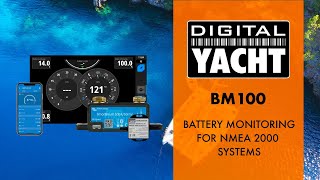 BM100 – Battery monitoring system for NMEA 2000 systems – Digital Yacht [upl. by Ahsinotna]