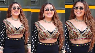 Neha Kakkar STUNNING Look at Superstar Singer 3 Set [upl. by Toll]