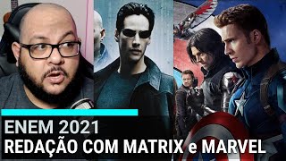 Resolvendo ENEM 2021 com Marvel e Matrix [upl. by Rosita]