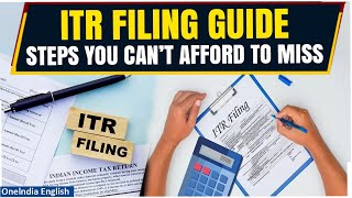 Income Tax Returns For FY 202324 Keep These Steps In Mind While Filing ITR This Year Watch [upl. by Anuhsal268]