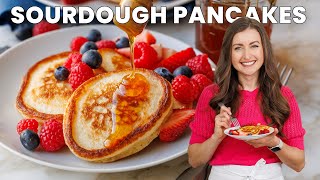 Homemade Sourdough Pancakes – Super Soft and Fluffy [upl. by Charis49]