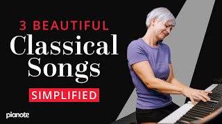 3 Beautiful Classical Songs Beginner Friendly Tutorial  Sheet Music [upl. by Efren]