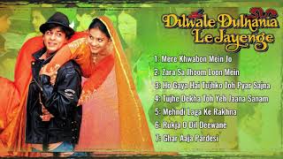 Dilwale Dulhania Le Jayenge DDLJ  Shahrukh Khan Kajol  90s Hits  Filmy Jukebox [upl. by Annij]