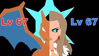 Charizard vs Pokemon Scarlet but I CANT Over Level [upl. by Goldberg]