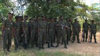 Black Rhino Reintroduction North Luangwa National Park Zambia [upl. by Xet930]