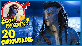 20 Curiosidades de AVATAR 2 EL CAMINO DEL AGUA [upl. by Yrrah392]