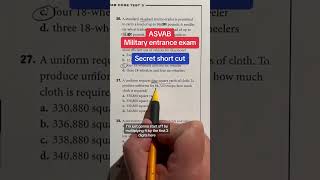 ASVAB Arithmetic Reasoning 27 explained [upl. by Einhpets567]