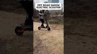 Electric Scooter Off Road Riding Review Yenghome 5600w Dual Motor Escooter electricscooterlife [upl. by Bruno]