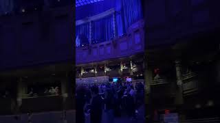 The beautifully renovated Brooklyn Paramount theatre The sign behind the bar lists historic shows [upl. by Alage900]