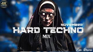 Hard Techno Mix 2024  4K Rave • Visuals  November  AREA ONE•NIOTECH•SANDRO CARDIO•NEEK• [upl. by Ulrikaumeko]