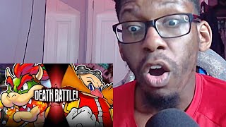 Bowser VS Eggman Mario VS Sonic  DEATH BATTLE  REACTION [upl. by Eustacia]