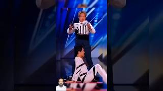 Man Changed into a horse 🐴 In America got talent Show  Duo Schumacher AGT americagottalent [upl. by Ennazor]