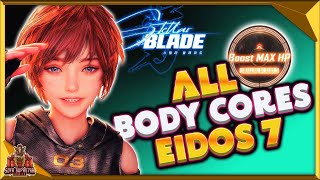 Stellar Blade  All Body Core Locations Eidos 7  Upgrade Your Health Early [upl. by Anirak576]