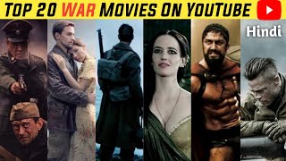 Hollywood Top 20 War Action Movies available on Youtube dubbed in Hindi [upl. by Biondo561]