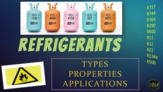 Refrigerants  Types  Properties  Applications [upl. by Schaeffer708]