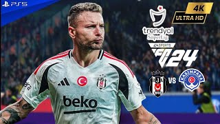 FC 24  Beşiktaş Vs Kasimpaşa  Süper Lig 2024 ft Immobile Rafa Silva Che Ndour  PS5™ 4K60 [upl. by Allimrac]