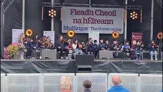 Portarlington CCÉ performance at Fleadh Cheoil na hÉireann gig rig  Mullingar 8th August 2023 [upl. by Anilehs]