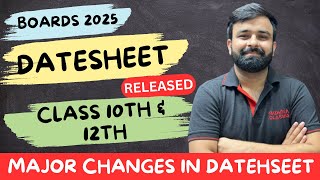 CBSE latest news I Date Sheet Boards 2025 Released I class 10th and 12th I Major Changes [upl. by Aziza]