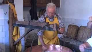 Channel Cheese  Traditional making of Toma Ossolana by hand in Northern Italy  How to make cheese [upl. by Dnaltiak616]